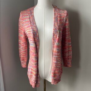 Notations Pink Multicolor Women's Cardigan